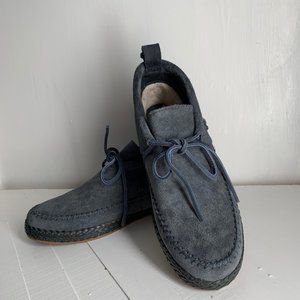 UGG Blue Suede Moccasins